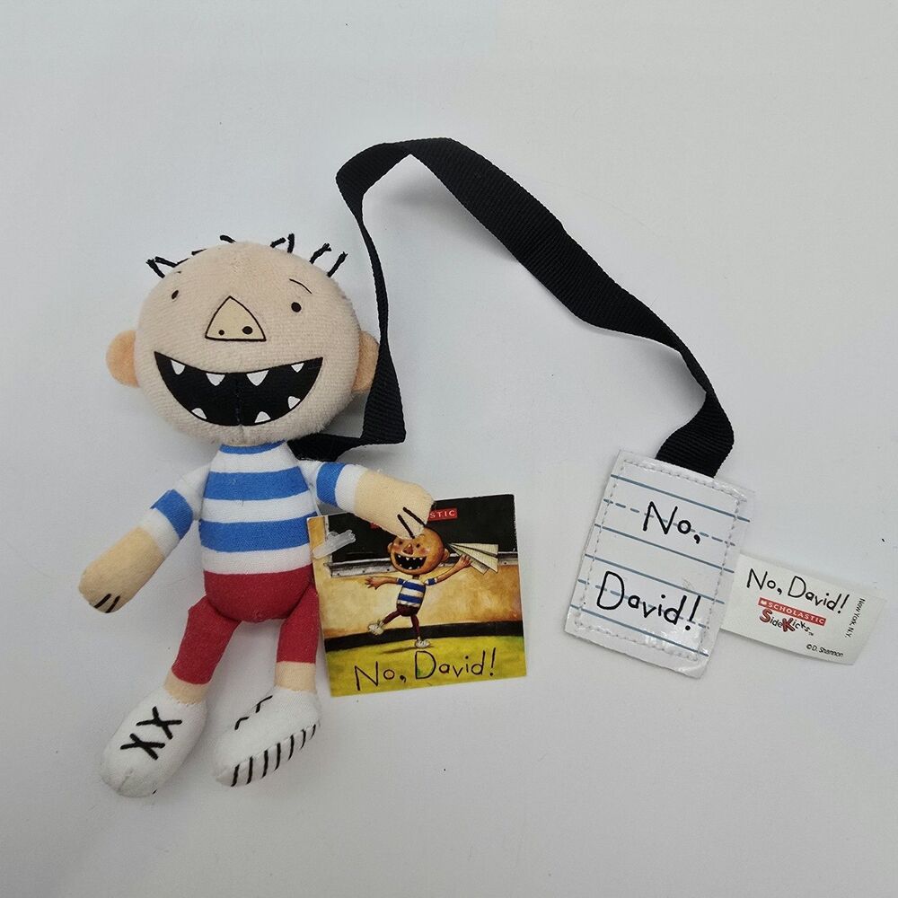 VERY RARE Scholastic Sidekicks NO DAVID Plush Doll w/ Tag 2004 Vintage
